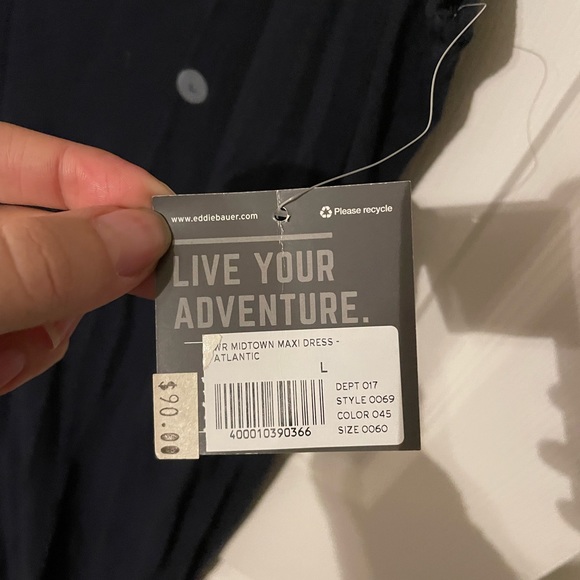 Eddie Bauer Navy Maxi Dress - Picture 2 of 3